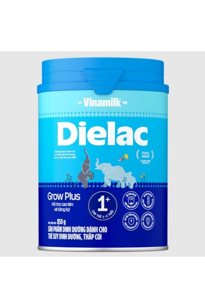 Sữa bột Dielac Grow Plus 1+ 850g (1-2 tuổi)
