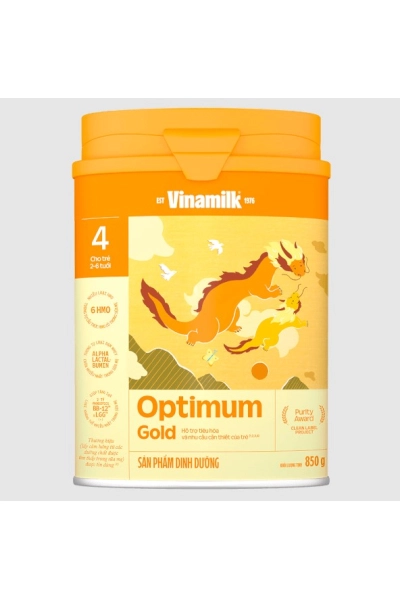Sữa Vinamilk Optimum Gold 4 850g (2-6 tuổi)