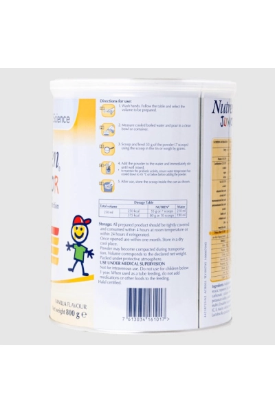 Thực phẩm dinh dưỡng y học Nutren JUNIOR 800g (1-10 tuổi)