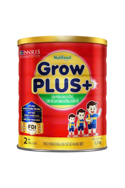 Sữa GrowPLUS+ Đỏ 2+ 1.5kg (Từ 2 tuổi)